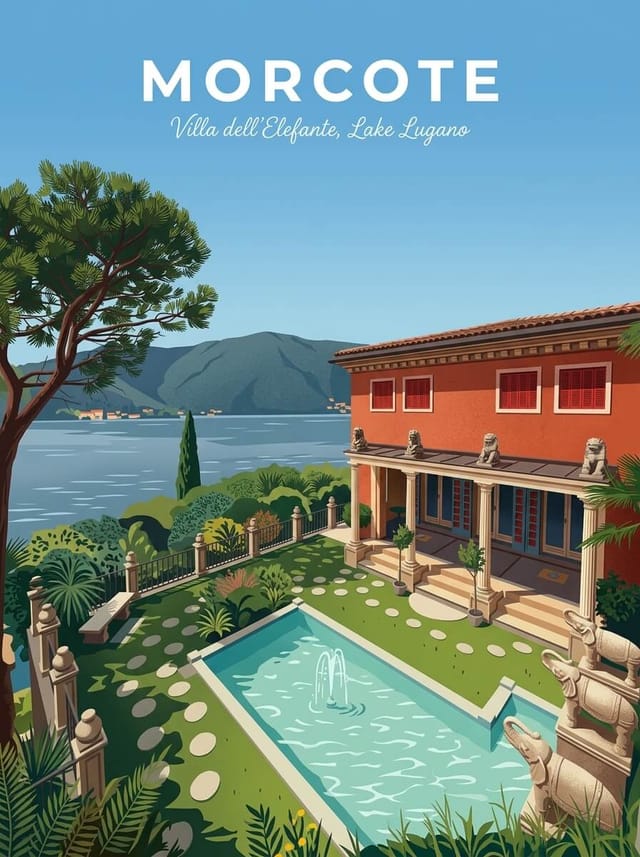 MORCOTE travel poster